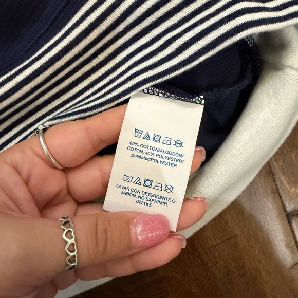 Polo Ralph Lauren Navy Polo Eagle Logo Waffle Knit Crew Long Sleeve size Small - Picture 6 of 9